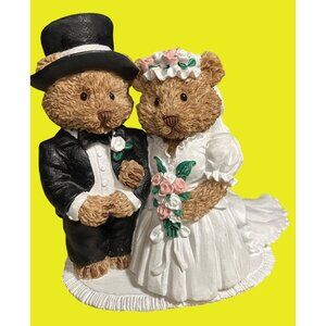 The Windsor Bears Of Cranbury Commons Mr. & Mrs. Windsor Wedding Figurine 1991